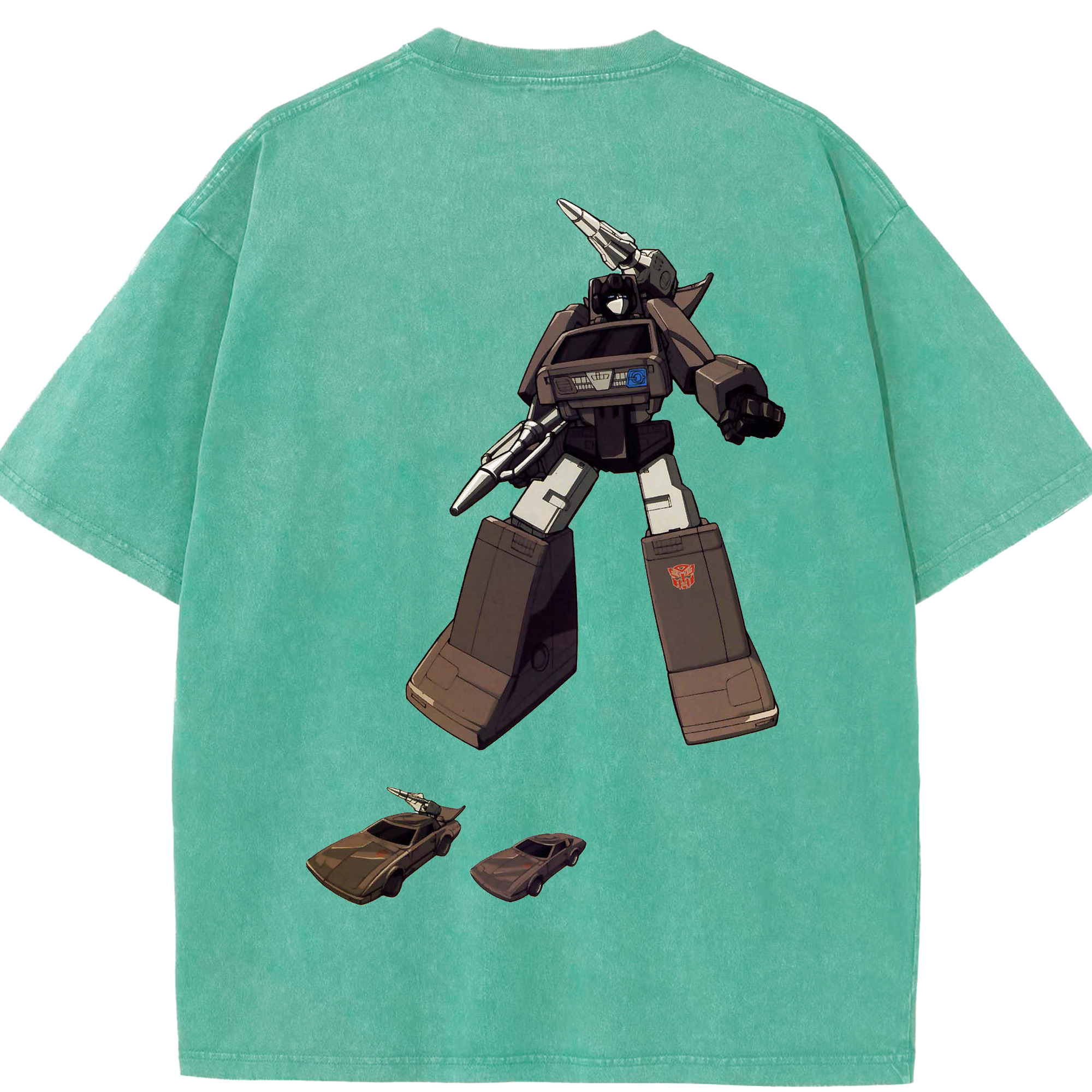 （画像用）  綿100% ヴィンテージ風 半袖Tシャツ（背面プリント）